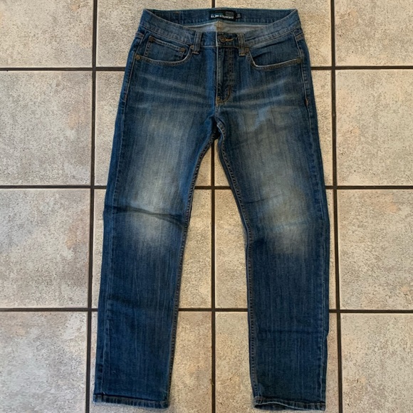 RSQ ‘New York Slim Straight Fit’ Light Wash Jeans - Picture 4 of 8